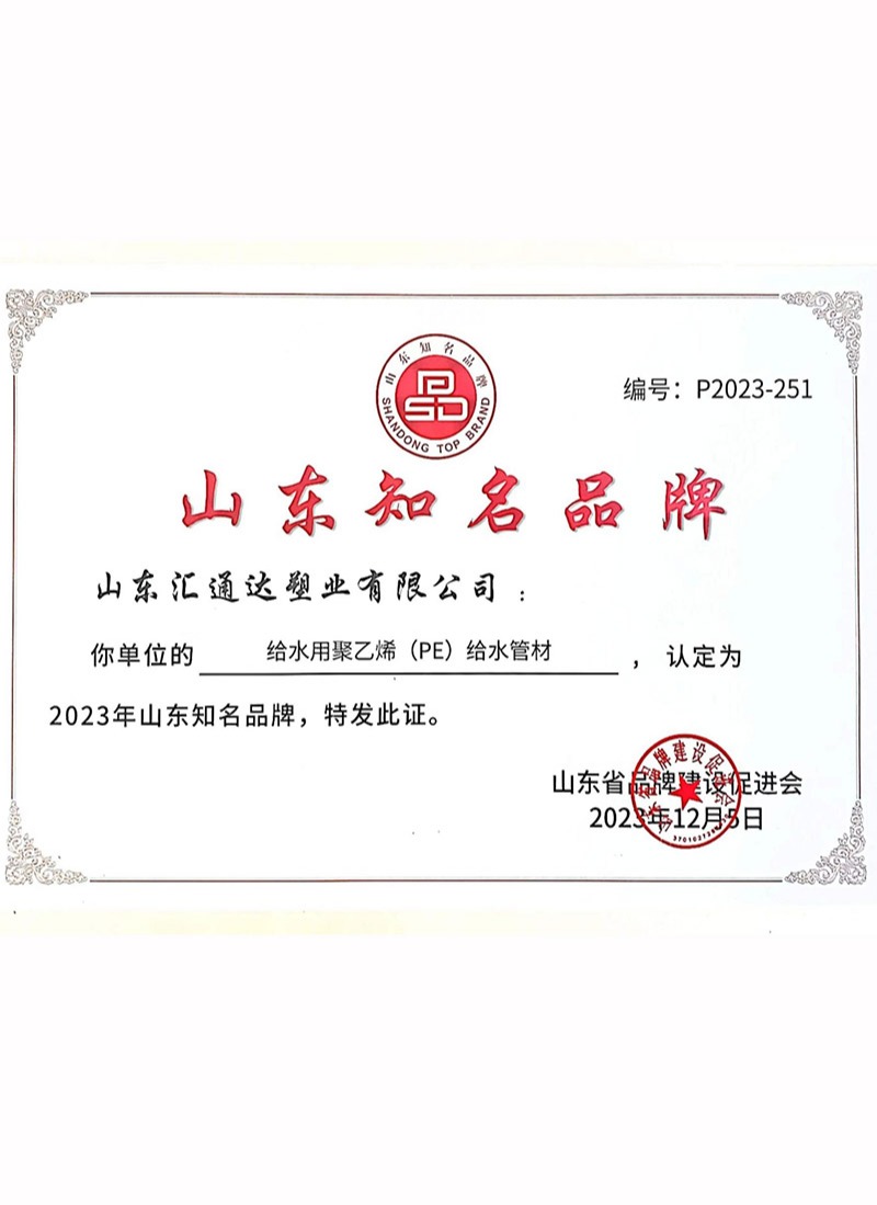 山东知名品牌